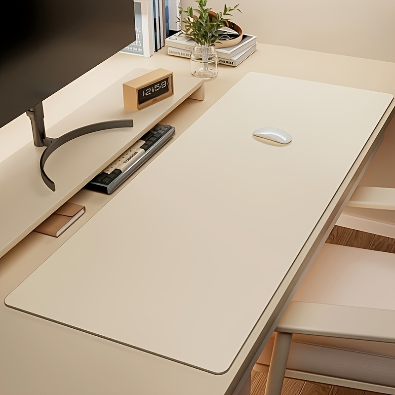 Desk Setup Carpet - Alfombrilla de ratón grande de cuero