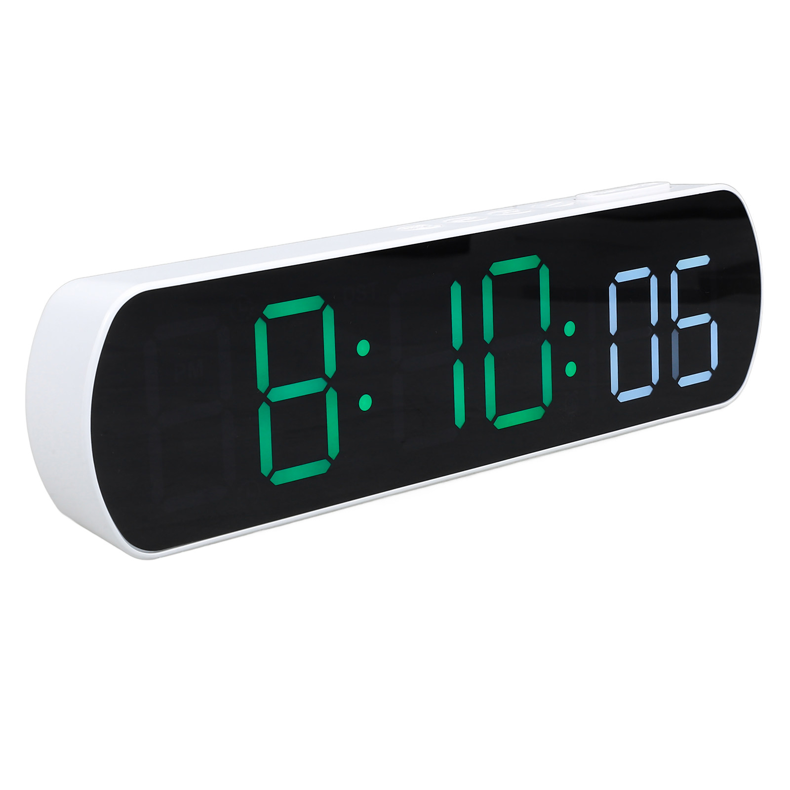 Desk Setup In Small Bedroom - Reloj Despertador Digital LED Compacto de