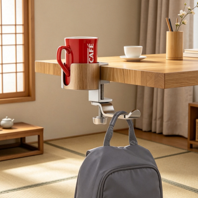 Desk Setup Headphones - Soporte Giratorio Premium para Tazas, de