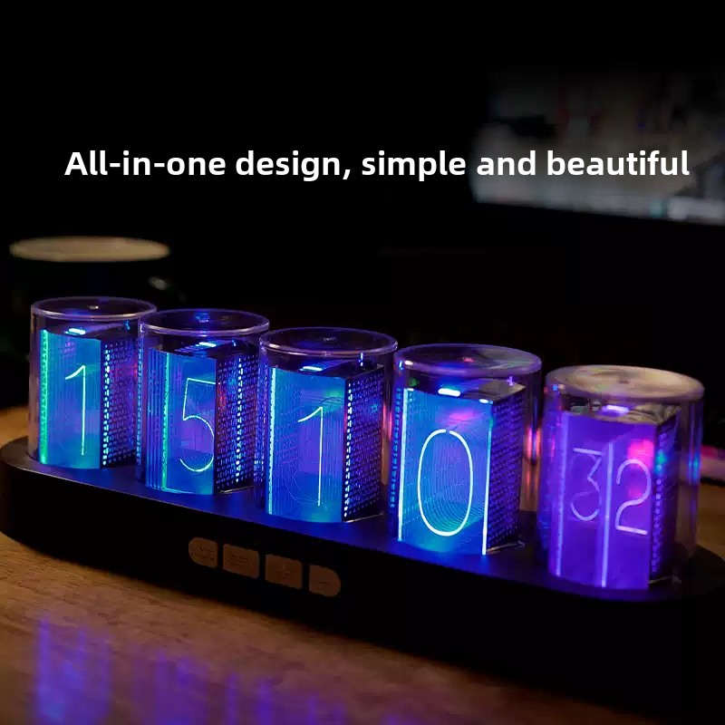 Desk Setup Youtube - Reloj de Tubo Nixie LED RGB