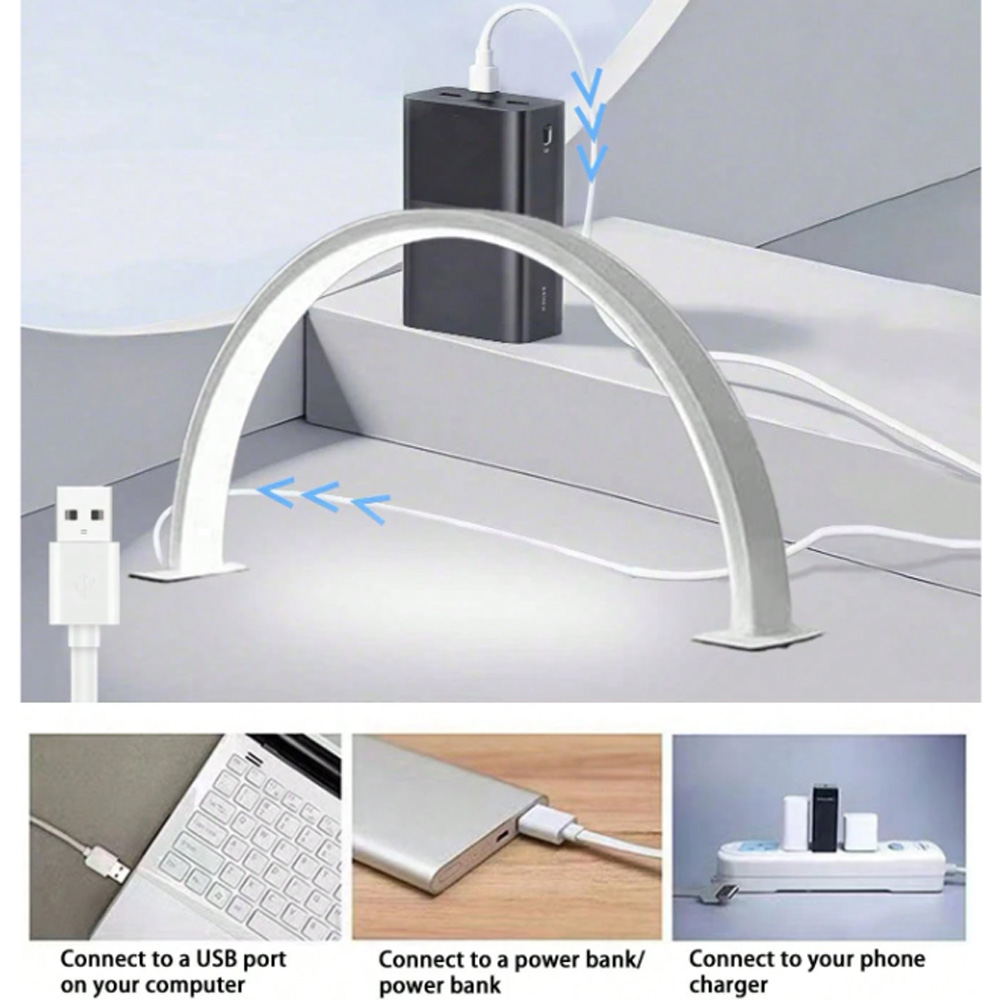 Led Desk Light Usb - Lámpara de uñas LED USB 5V