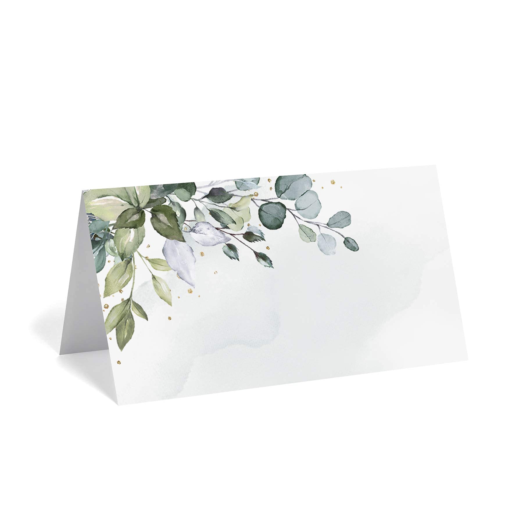 Desk Setup Green - Tarjetas de lugar de boda o