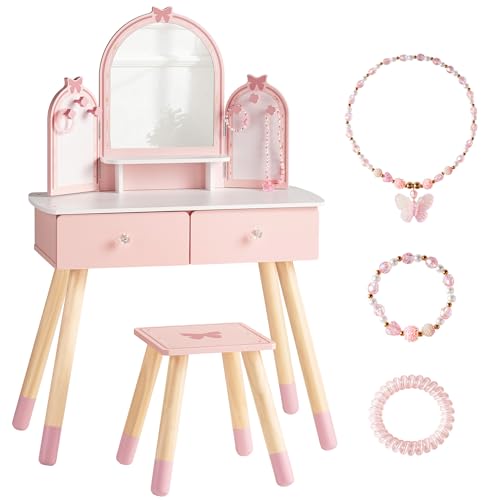 Desk Setup In Small Bedroom - Set de tocador rosa para niñas