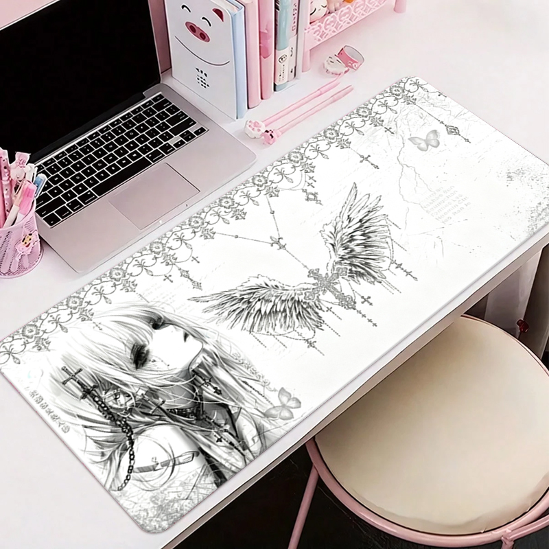 Desk Setup Carpet - Alfombrilla de ratón de cuero, alfombrilla