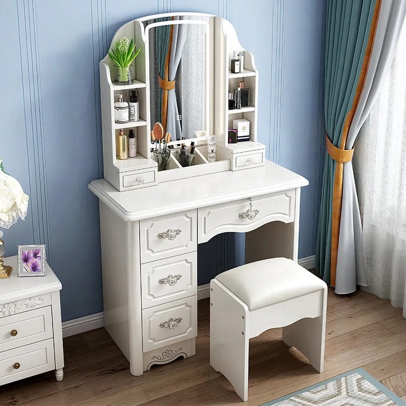 Juego de tocador moderno de ma - Desk Vanity Setup reseña y precio