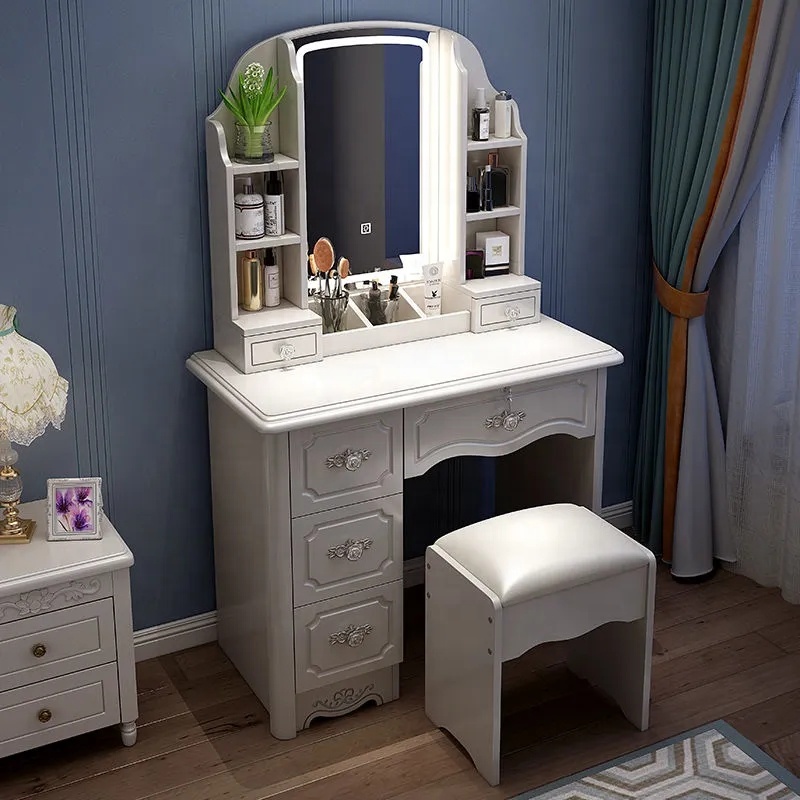 Juego de tocador moderno de ma - Desk Vanity Setup reseña y precio