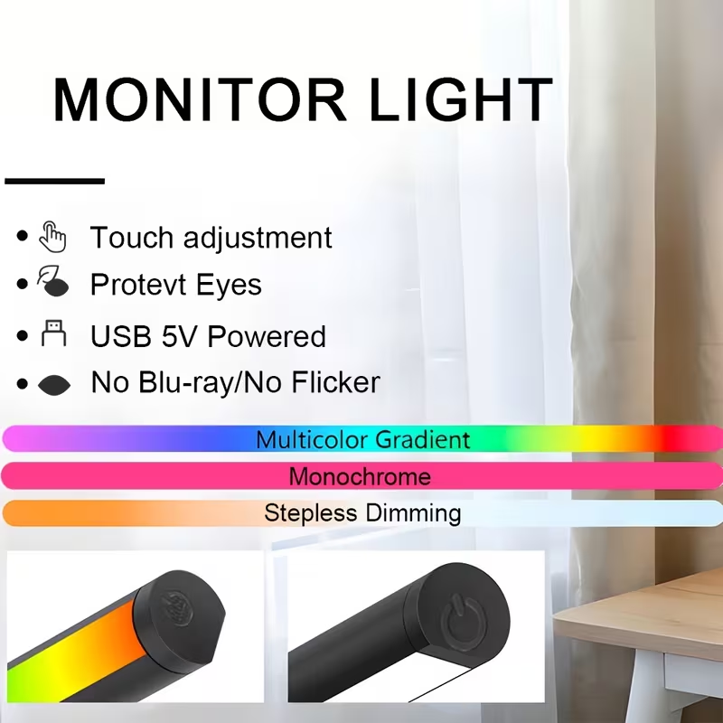 Barra de Luz LED para Monitor  - Desk Setup Computer reseña y precio