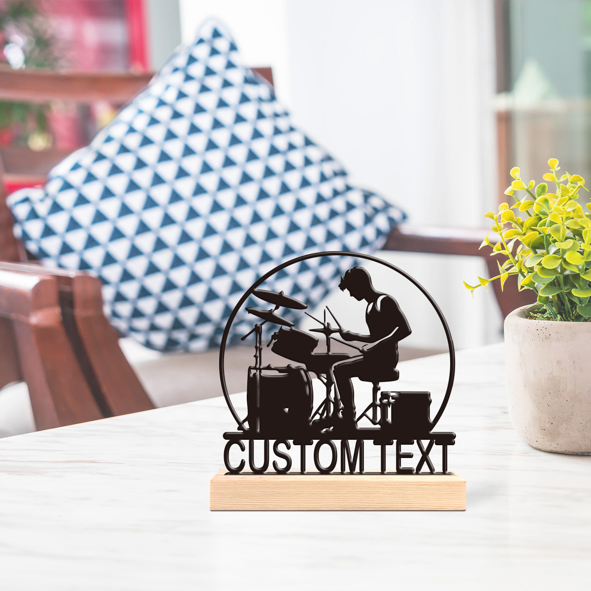 1 Pieza de Estatuas Metálicas  - Desk Setup Decor reseña y precio