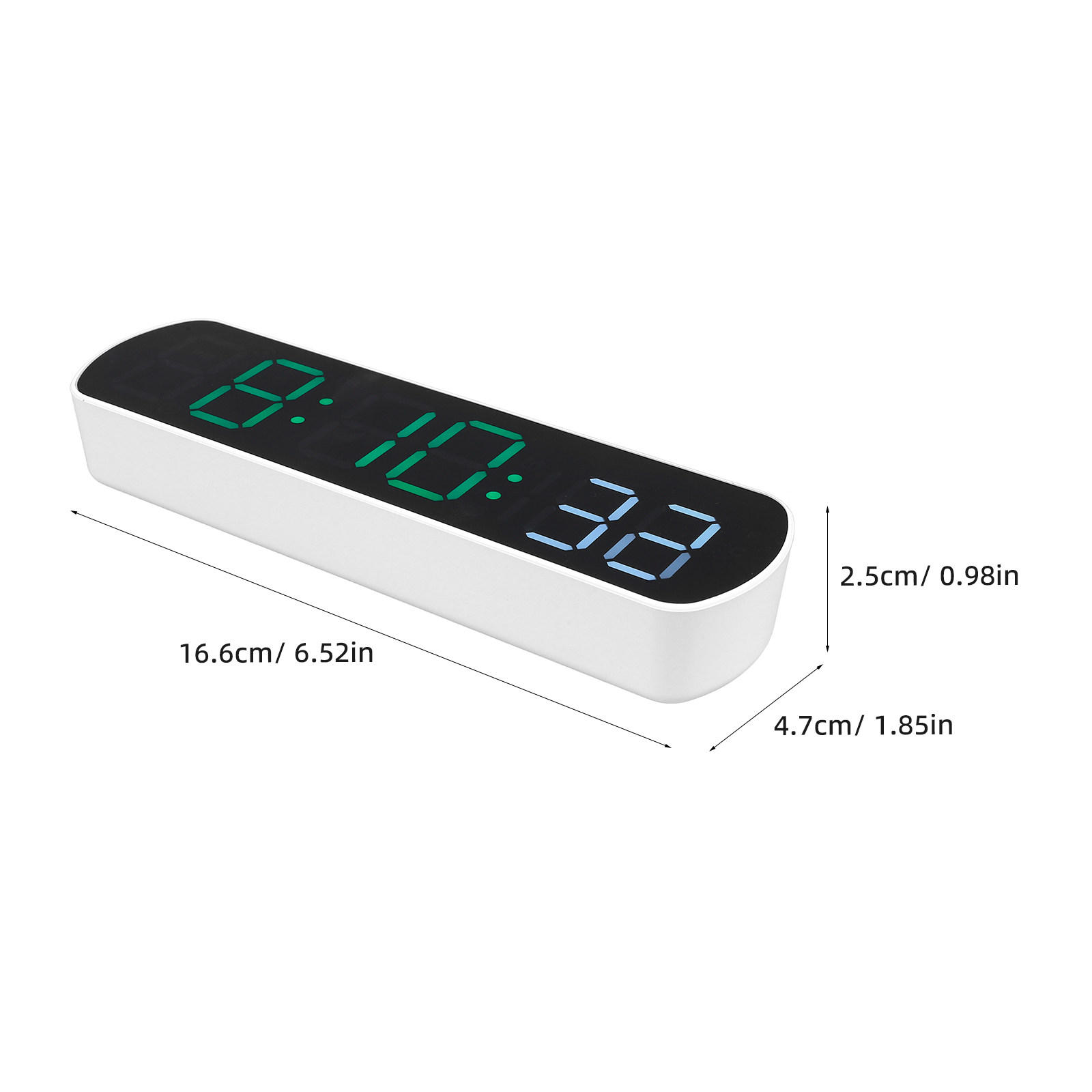 Reloj Despertador Digital LED  - Desk Setup In Small Bedroom reseña y precio