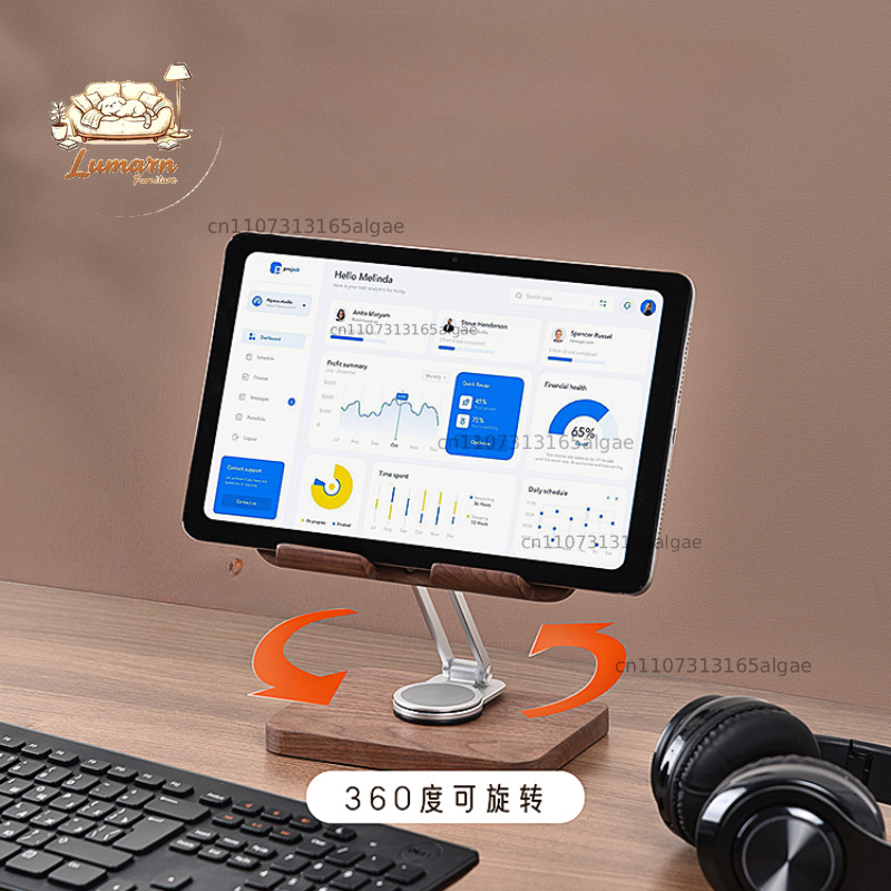 Soporte para iPad de Madera de - Desk Setup Tablet reseña y precio