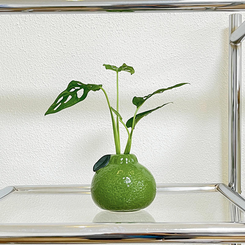 Jarrón de Plástico Verde-Naran - Desk Setup Green reseña y precio