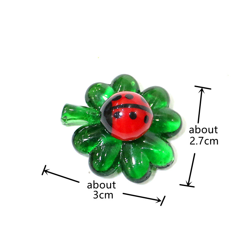 Mini adornos de trébol de cuat - Desk Setup Green reseña y precio