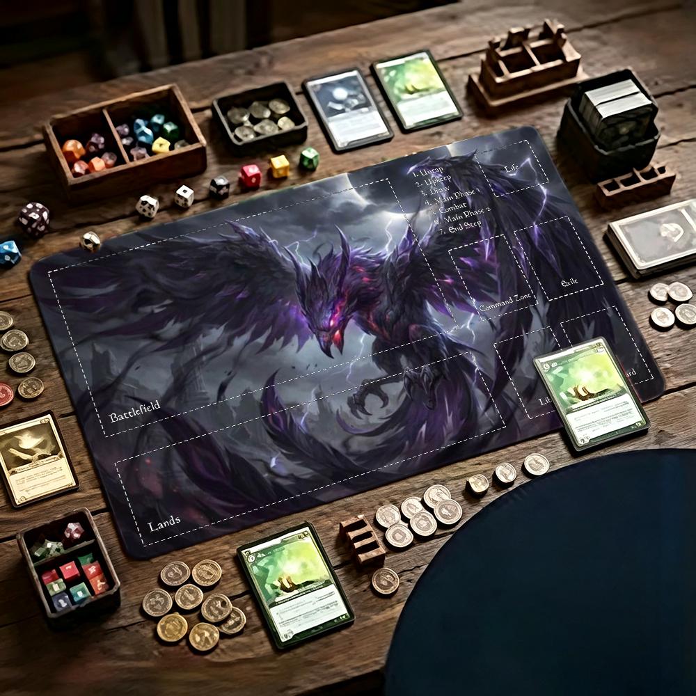Tapete de juego Dark Purple Ph - Desk Setup Dark reseña y precio