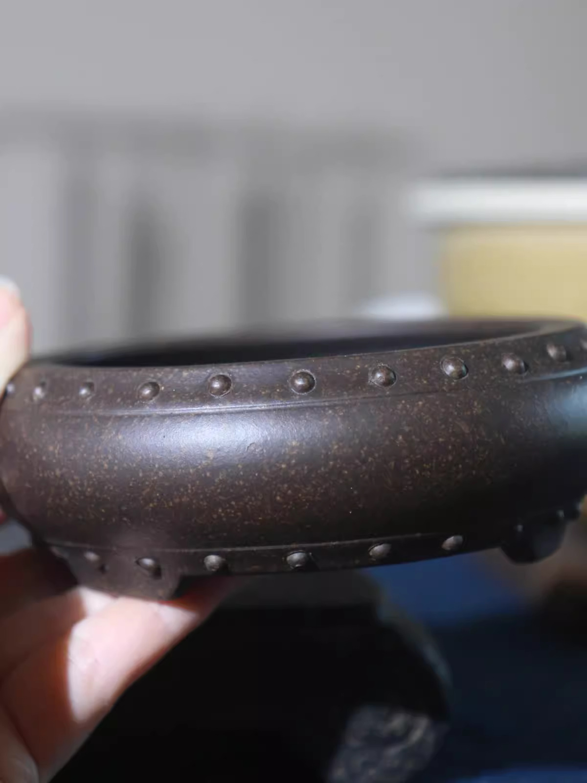 Olla de bonsái circular de cer - Desk Setup Green reseña y precio