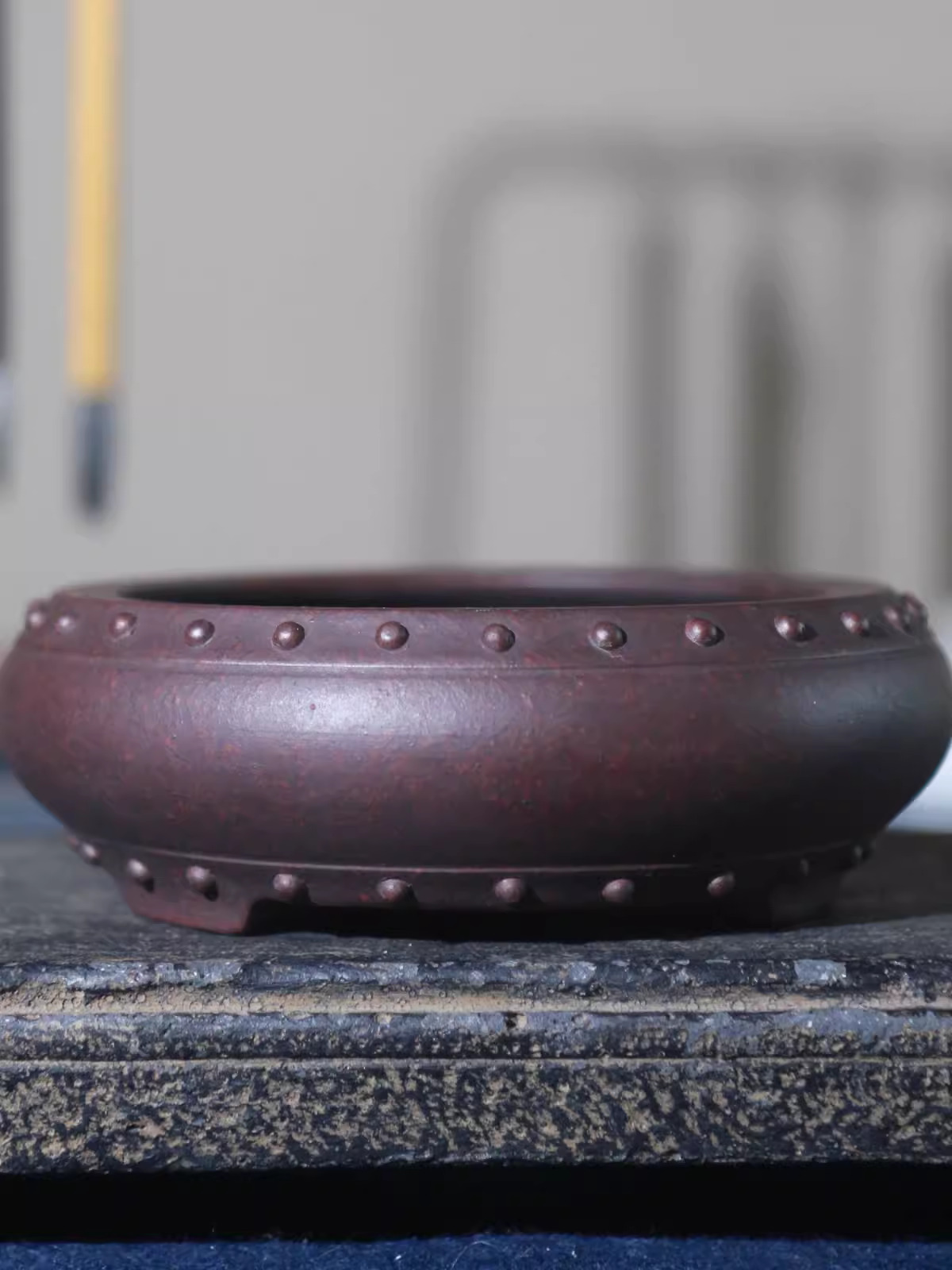Olla de bonsái circular de cer - Desk Setup Green reseña y precio