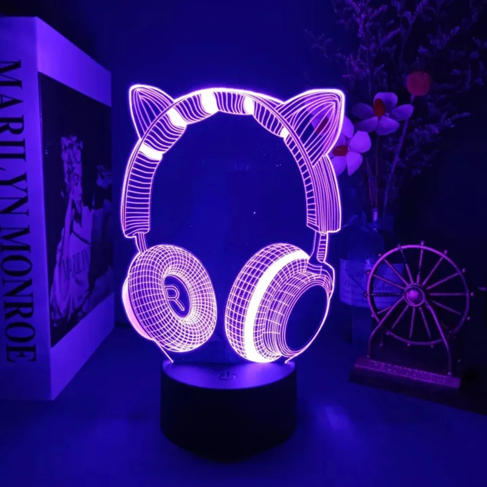 Auriculares con luz nocturna d - Desk Setup Headphones reseña y precio