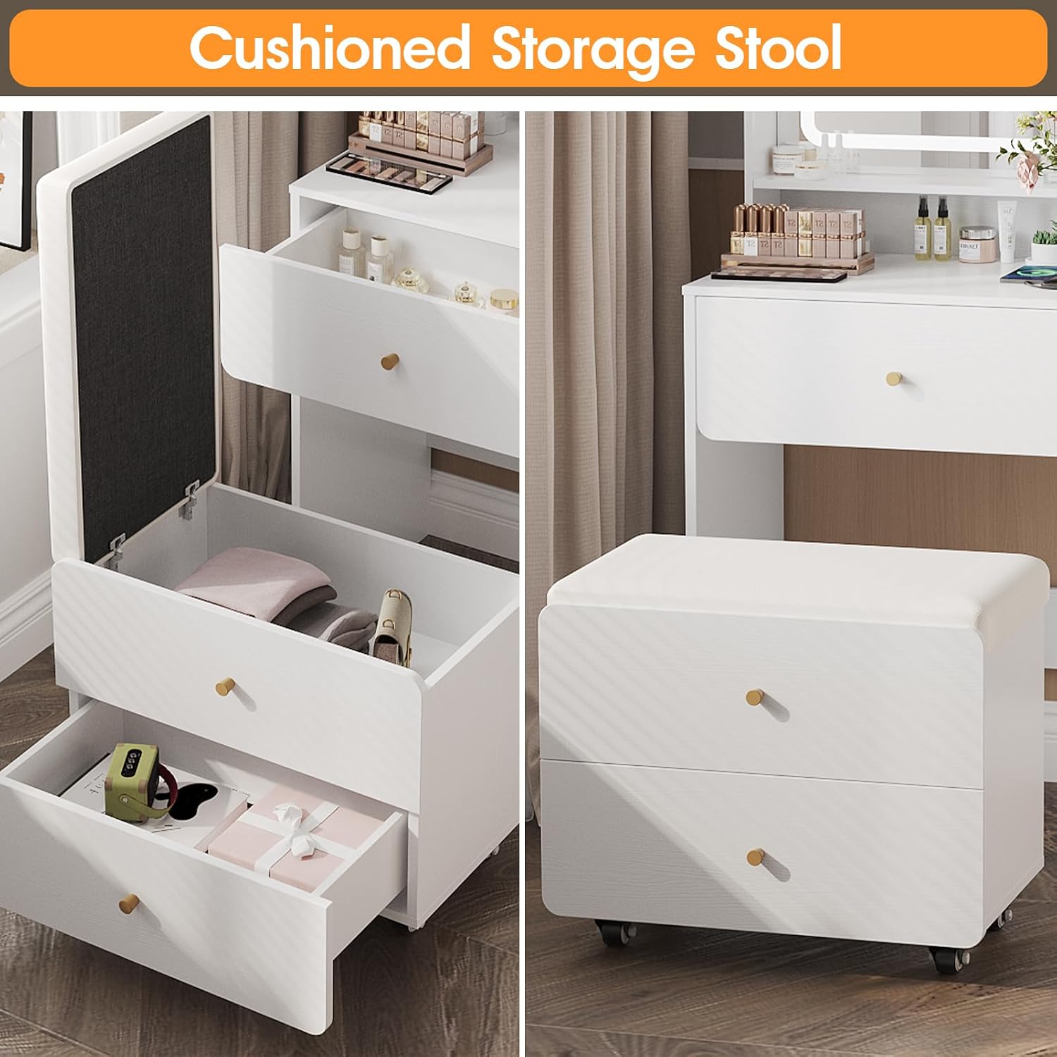 Tocador de Maquillaje con Espe - Desk Setup In Small Bedroom reseña y precio