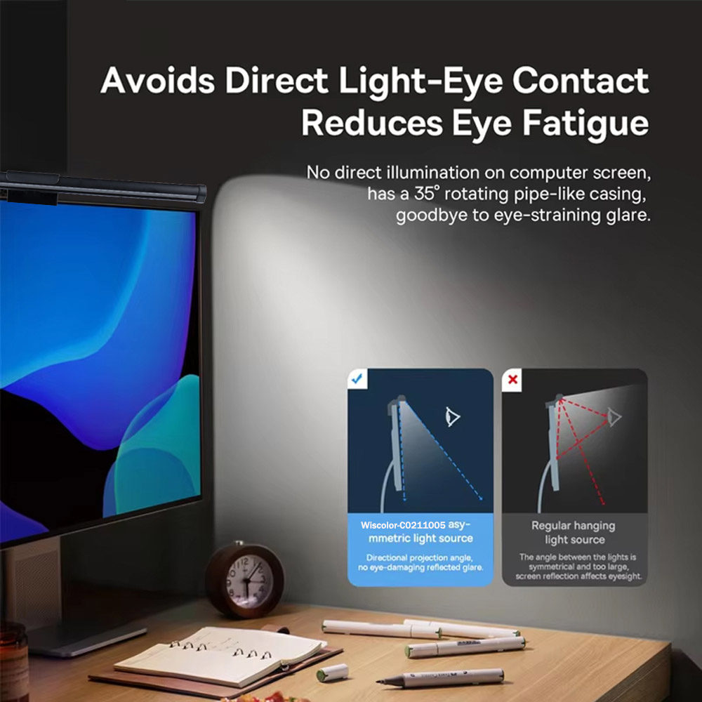 Wiscolor pantalla LED Monitor  - Led Desk Light Usb reseña y precio