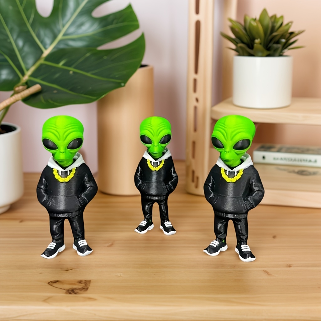 Figura de alienígena verde de  - Desk Setup Green reseña y precio