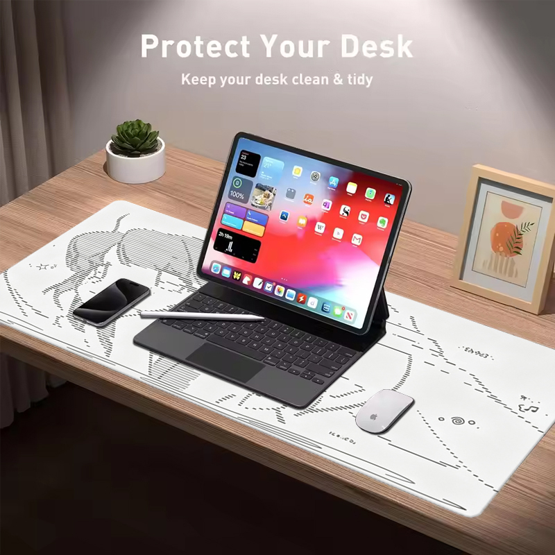 Alfombrilla de Ratón de Cuero  - Desk Setup Carpet reseña y precio